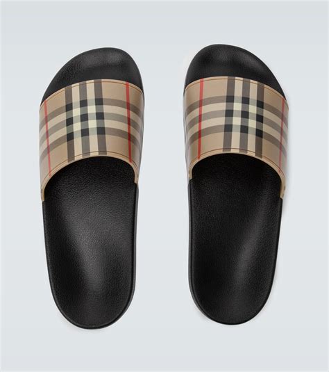 men's Burberry slides